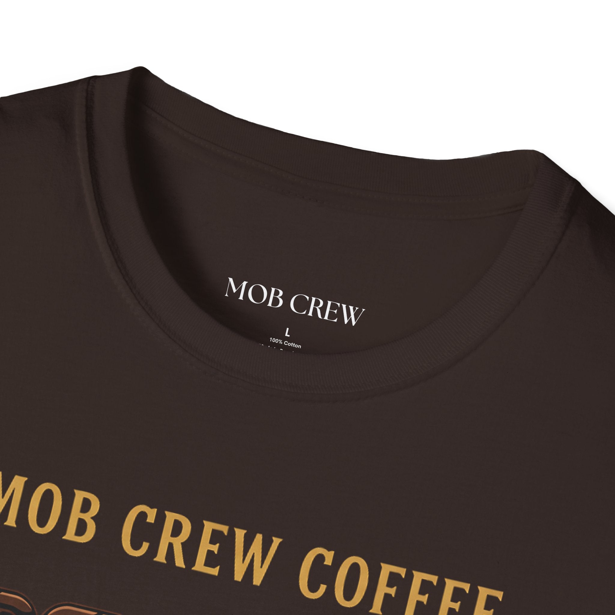 Mob Crew No Weak Coffee No Weak Links T-Shirt Vintage Chain Logo Tee