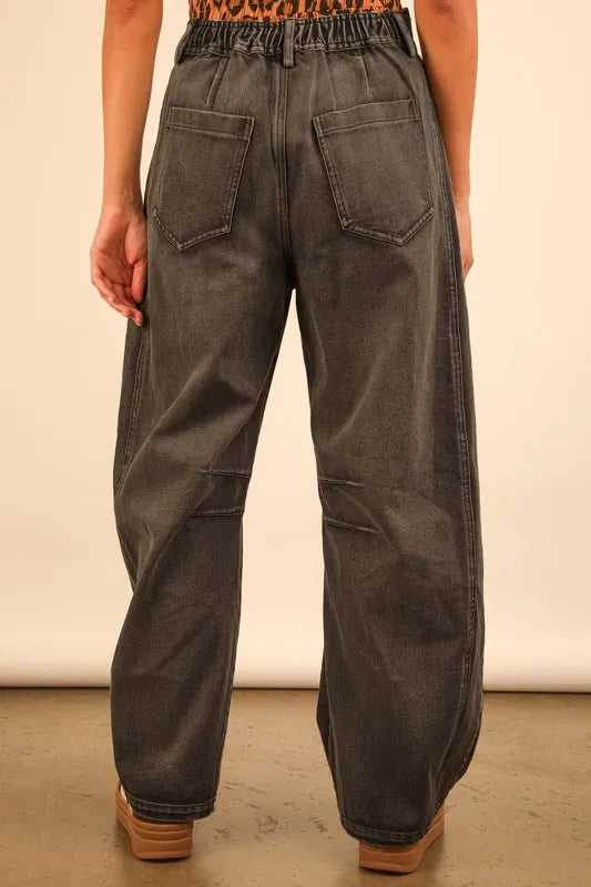 VERY J Wide Leg Comfy Jeans