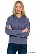 Drawstring Scuba Hoodie