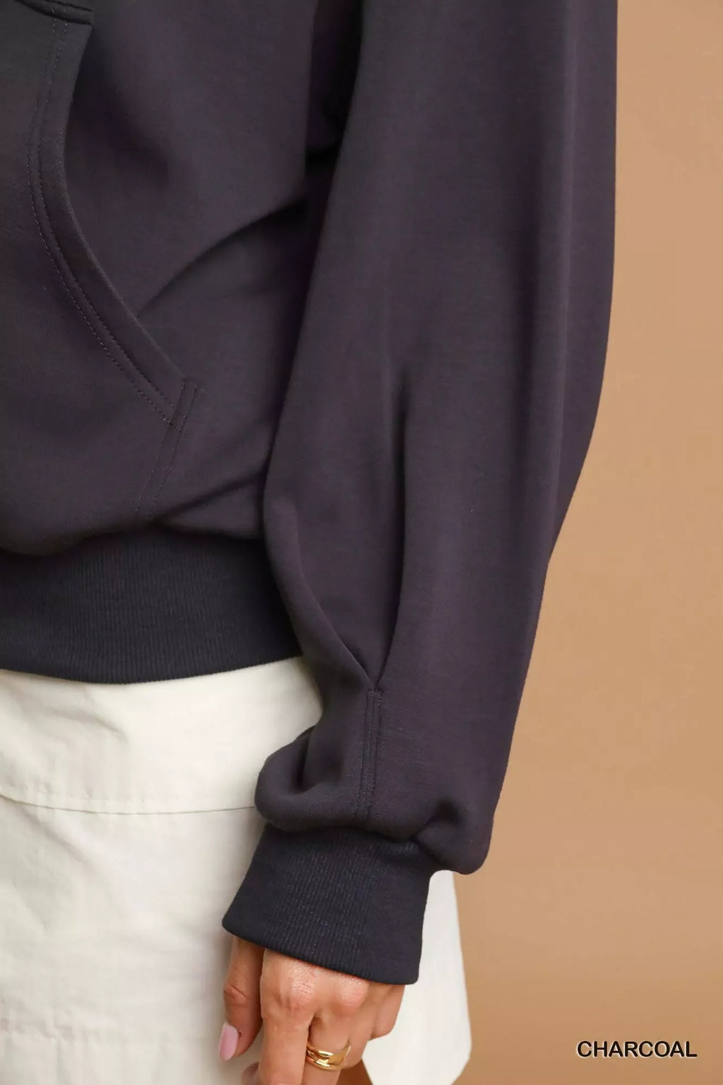 Zip-Up Fleece Hooded Jacket