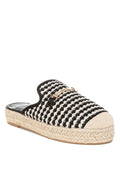 Himari Raffia Slip-On Mules