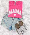 Distressed Daisy Mama Bella Canvas Graphic Tee