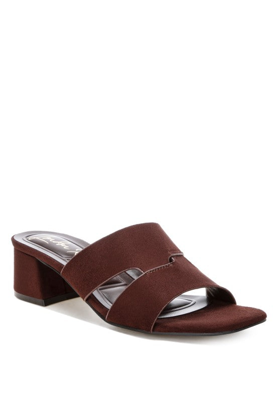 Aneka Block Heel Slip Ons