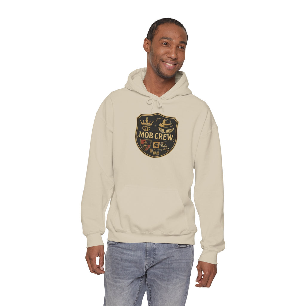Mob Crew Hoodie – Vintage Pullover for Family Comfort