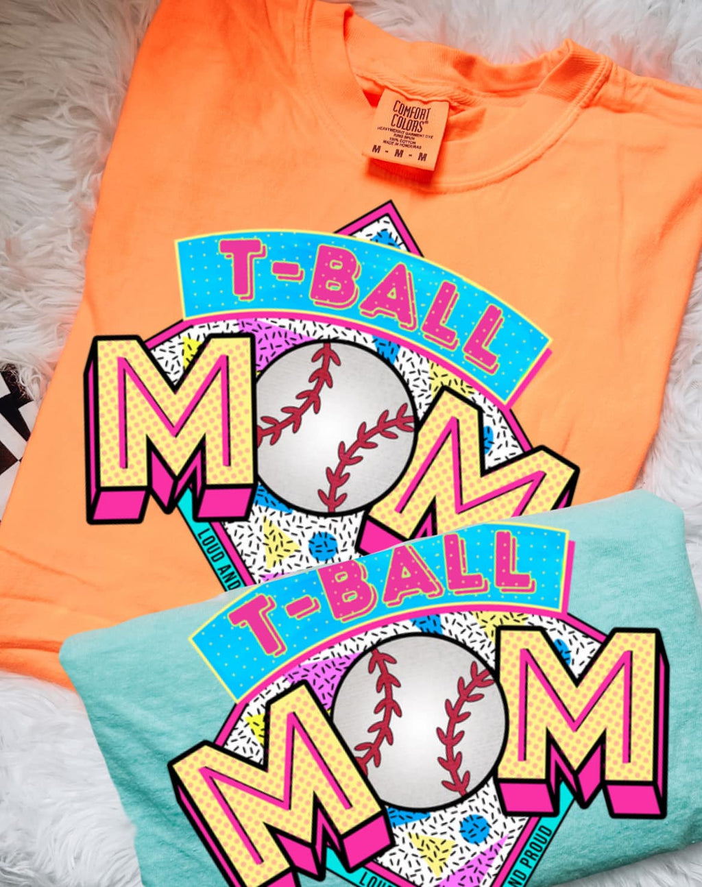 TBall Mom Comfort Colors Graphic Tee