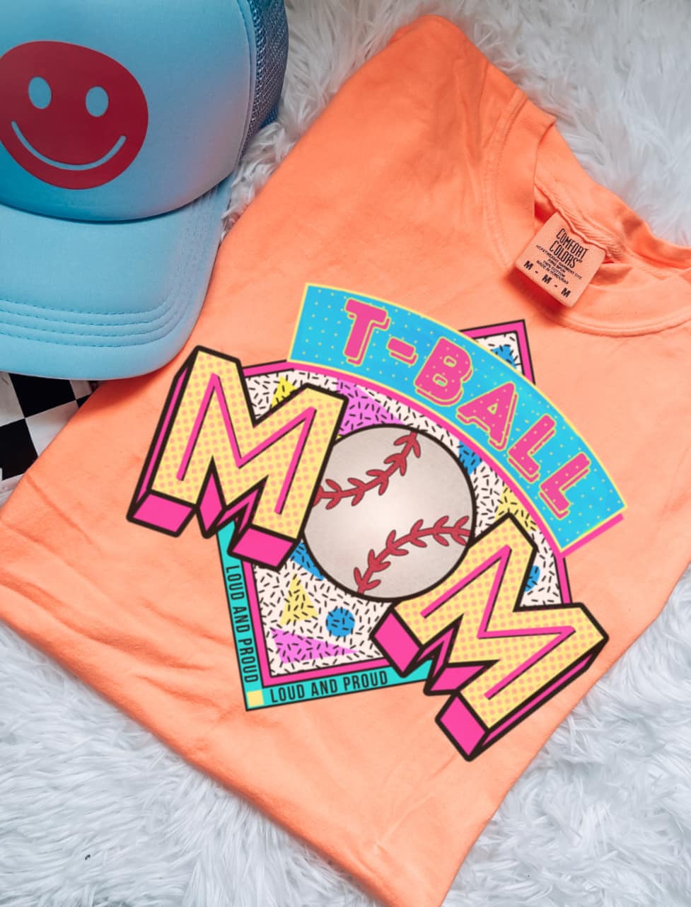 TBall Mom Comfort Colors Graphic Tee