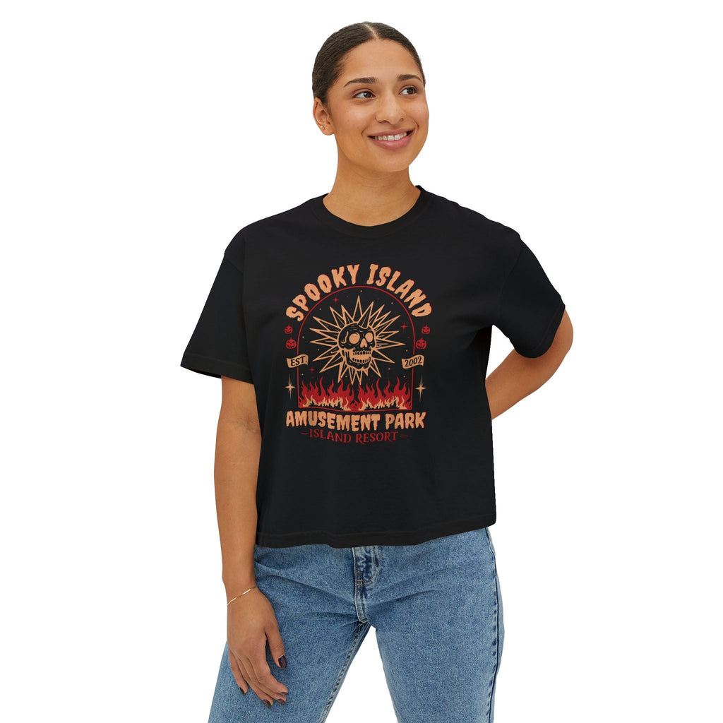 Spooky Island Boxy Tee | Comfort Colors | 4 Colors | S-2XL