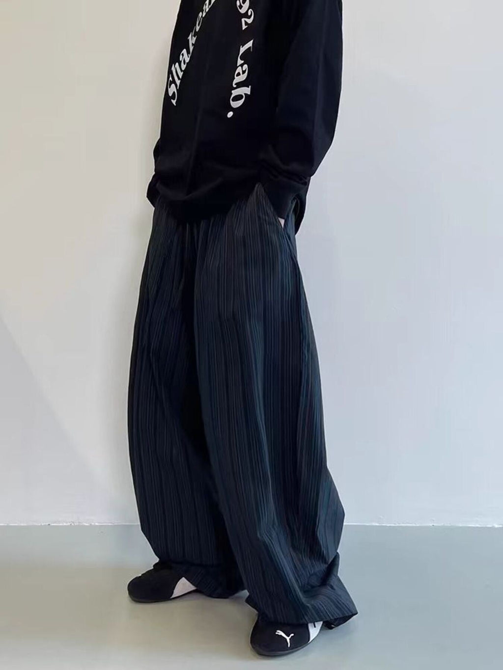 Men's Wide Leg Casual Pants