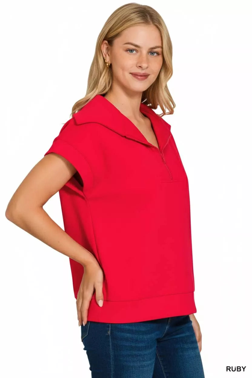 Scuba Half Zip Top