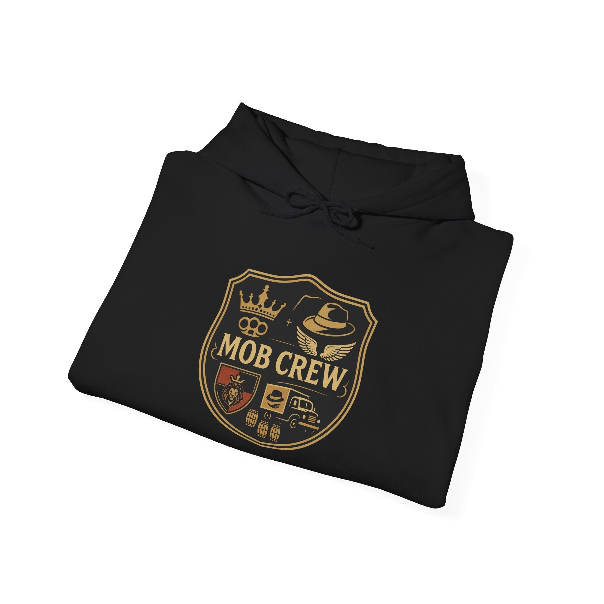 Mob Crew Hoodie – Vintage Pullover for Family Comfort