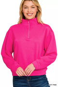 Scuba Half Zip Pullover Sweatshirt