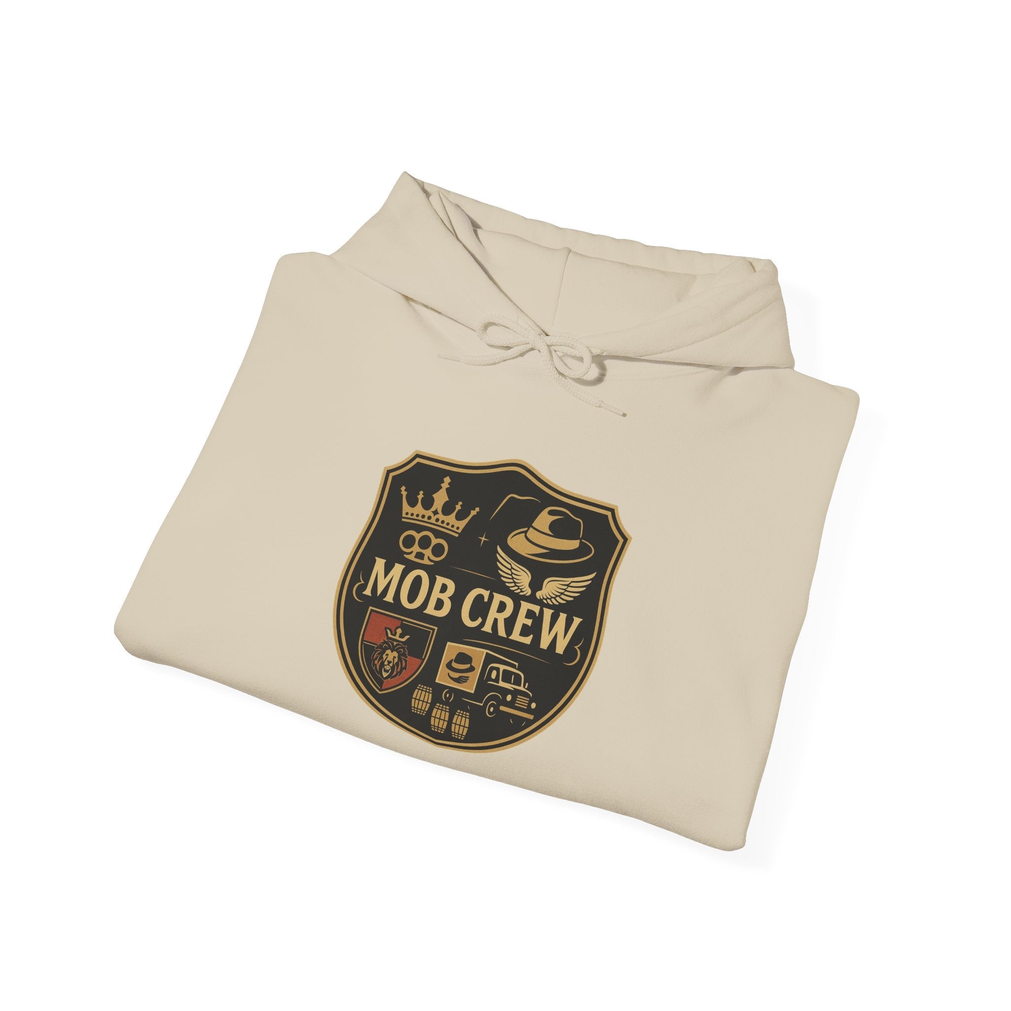 Mob Crew Hoodie – Vintage Pullover for Family Comfort
