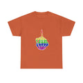 Rainbow Rebellion Skeleton Hand Unisex Cotton Top