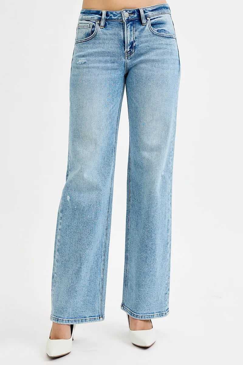 Full Size Low Rise Ankle Boyfriend Distressed Jeans Plus Size