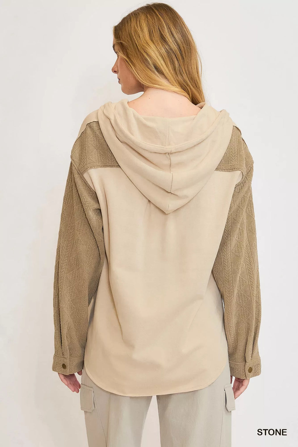 Washed French Terry Shacket