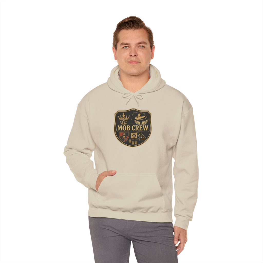 Mob Crew Hoodie – Vintage Pullover for Family Comfort