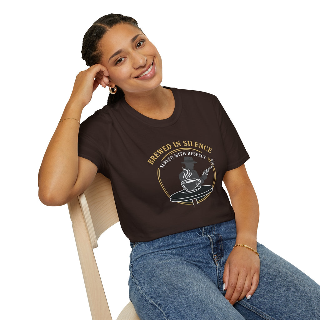 Mob Crew Brewed in Silence Served with Respect Vintage T-Shirt