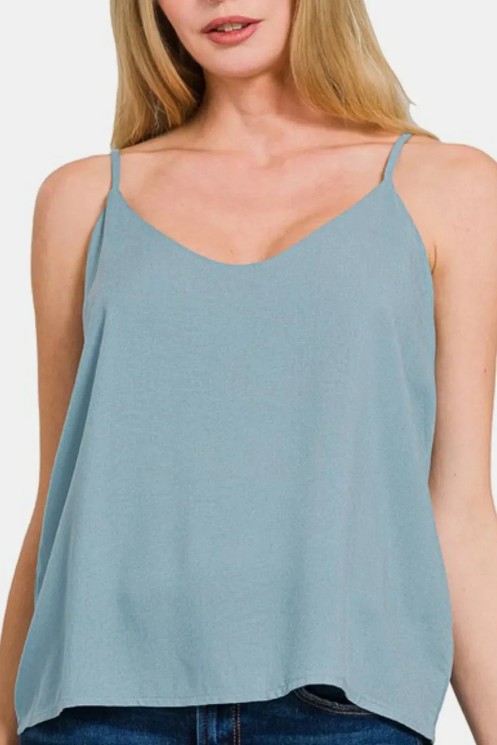 Two Layered Spaghetti Strap Cami
