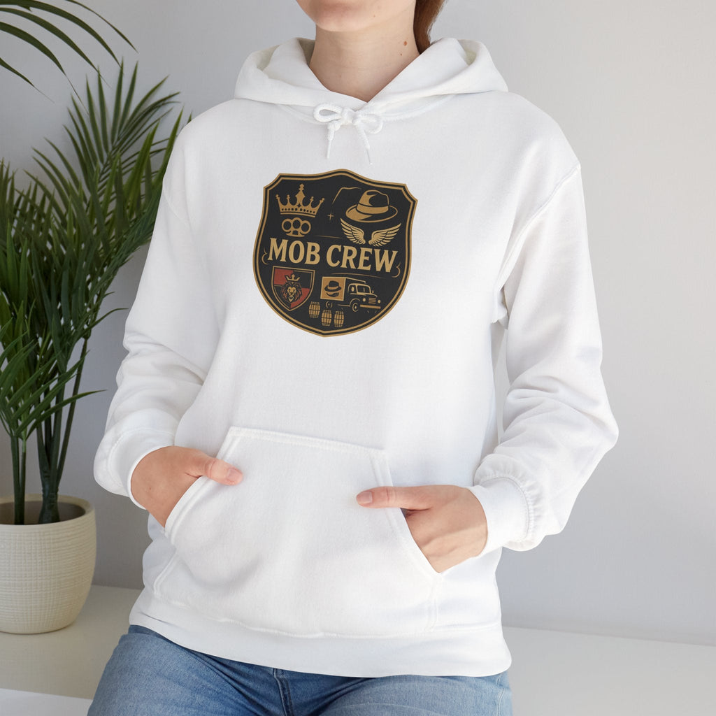 Mob Crew Hoodie – Vintage Pullover for Family Comfort