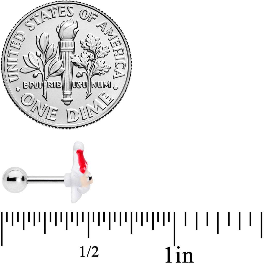 16G 1/4 Santas Beard Holiday Christmas Cartilage Tragus Earring