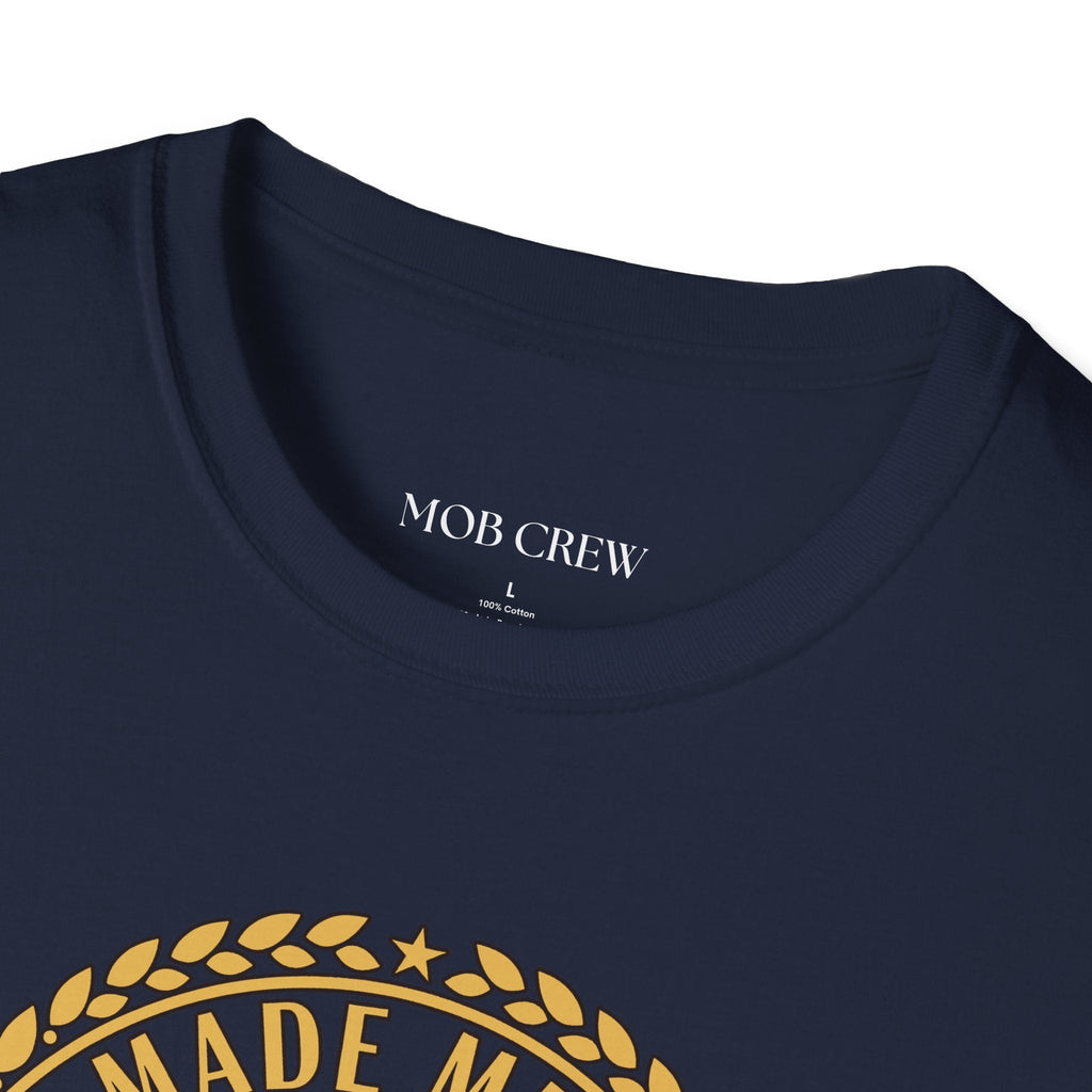 Mob Crew Made Men Drink Mob Crew Coffee T-Shirt - Perfect for Coffee Lovers