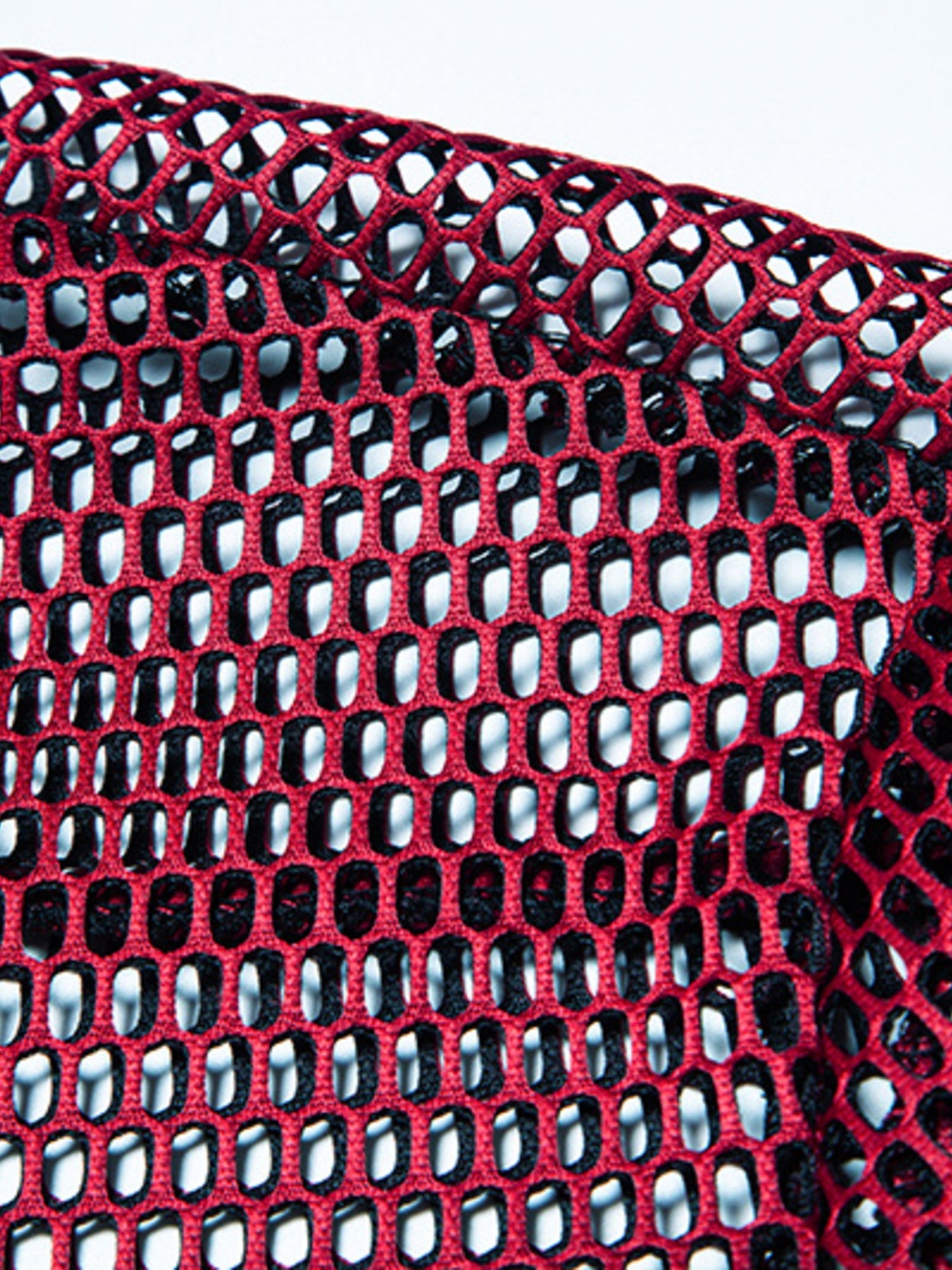 Men's See-Through Mesh Long Sleeve Shirt
