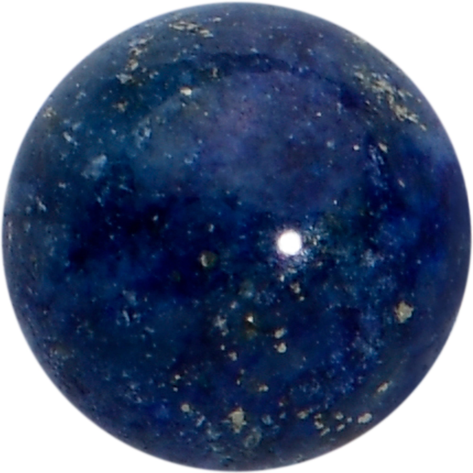 16G 5/16 Elegant Blue Agate Internally Threaded Labret Tragus