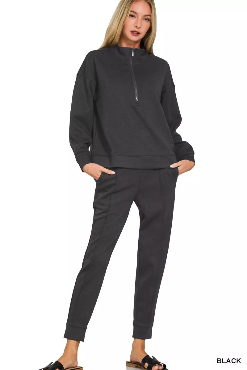 Scuba Half Zip Pullover and Jogger Set