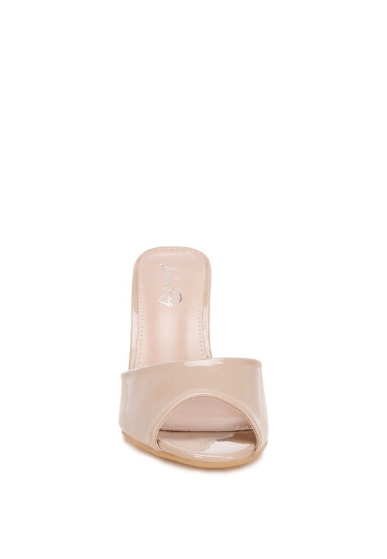 Lilith Peep Toe Stiletto Heel Sandals