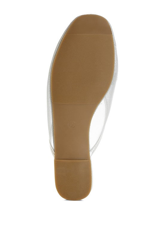 Nahra Mesh Sequin Beaded Mules