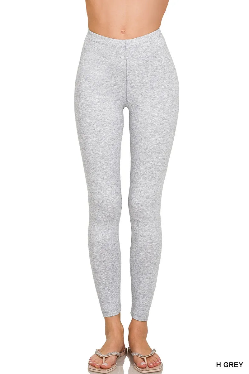 Premium Cotton Full Length Leggings
