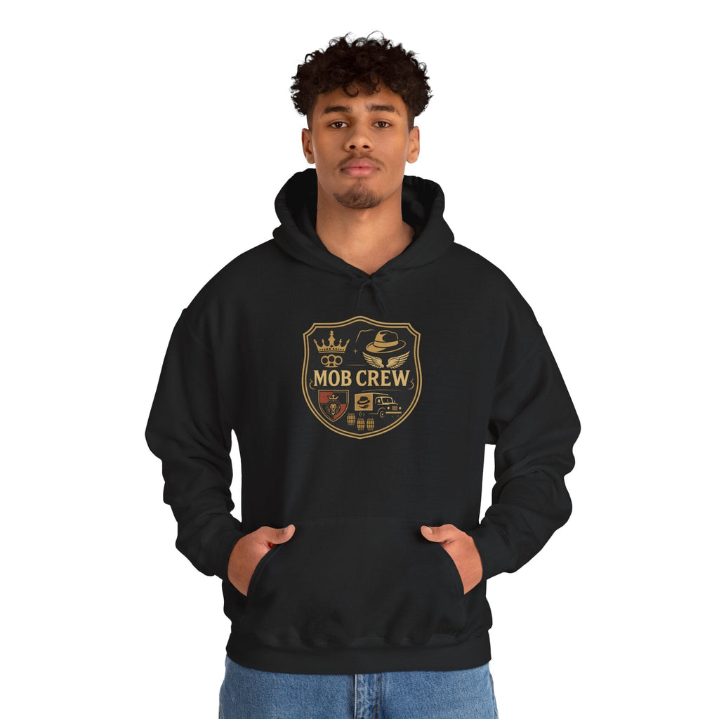 Mob Crew Hoodie – Vintage Pullover for Family Comfort