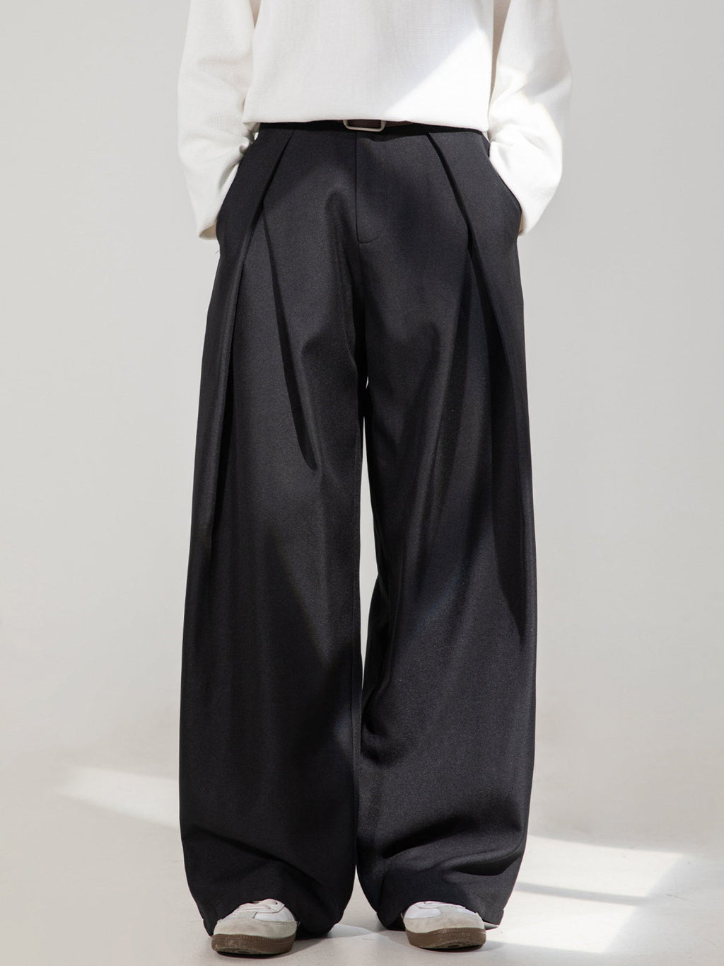 Men's Plus Size Wide Leg Pants