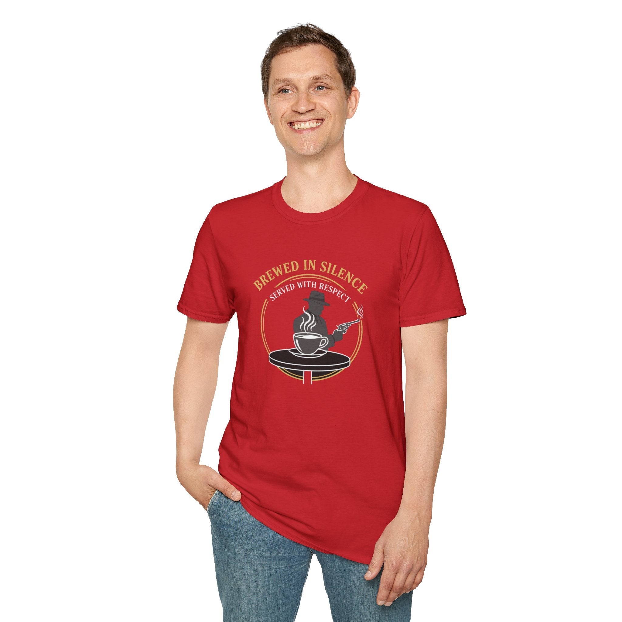 Mob Crew Brewed in Silence Served with Respect Vintage T-Shirt