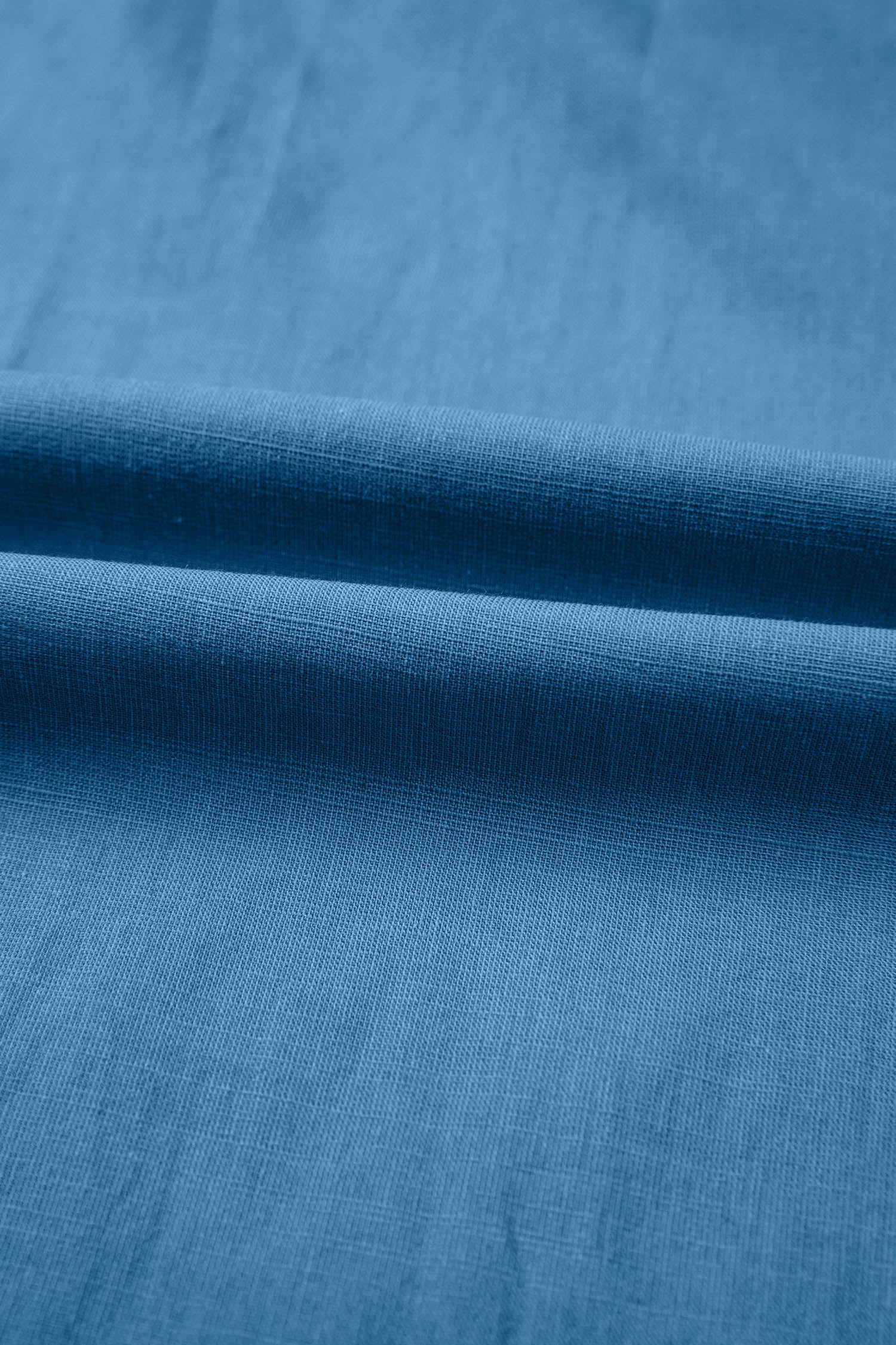 Prussian Blue Smocked Waist Casual Jogger Style Pants