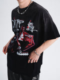 Men's Graphic Short Sleeve Vintage Wash T-Shirt