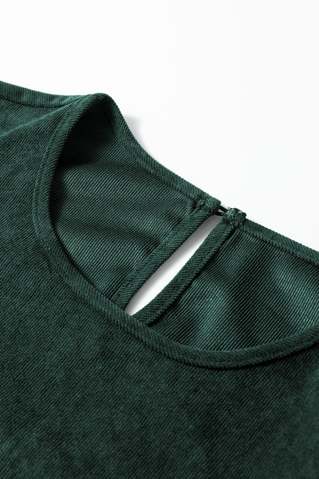 Mist Green Lantern Sleeve Tiered Mini Dress