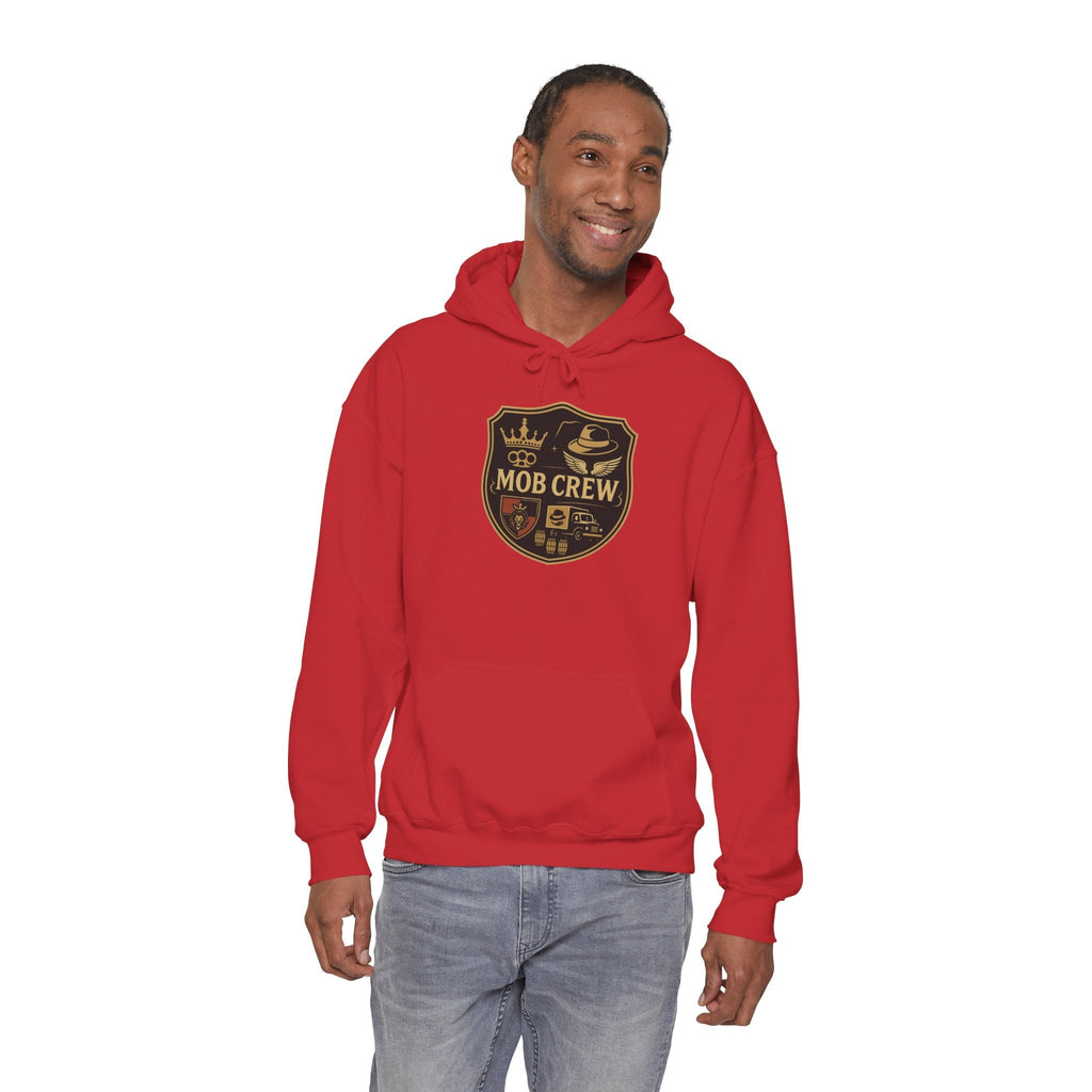 Mob Crew Hoodie – Vintage Pullover for Family Comfort