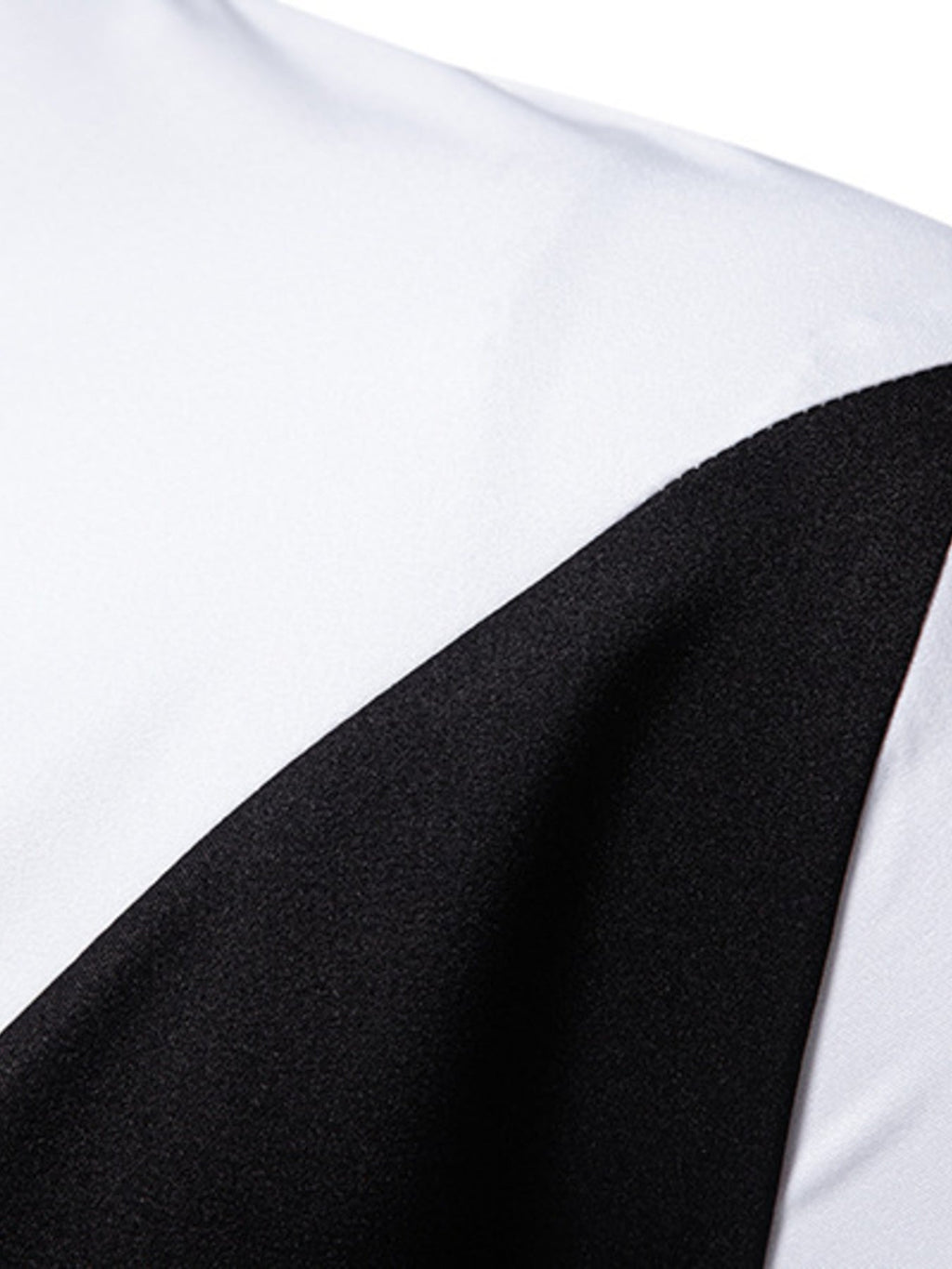 Men's Geometric Print Asymmetrical Button Shirt
