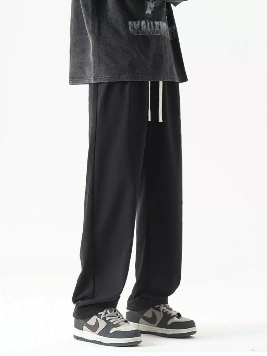 Men's Plus Size Loose Fit Drawstring Casual Pants