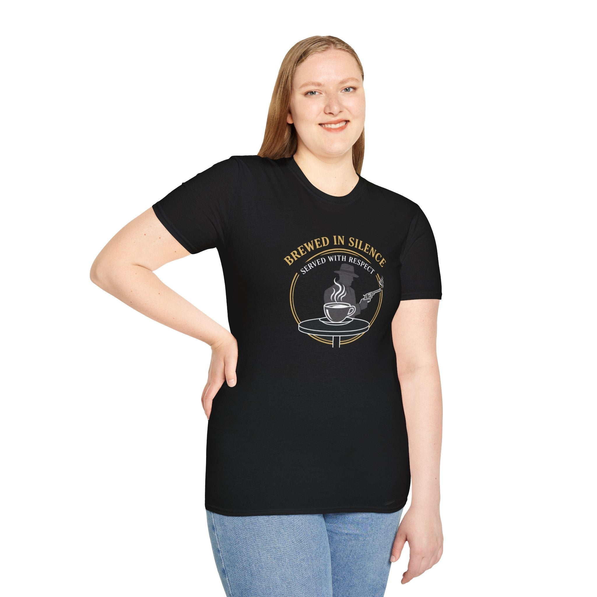 Mob Crew Brewed in Silence Served with Respect Vintage T-Shirt
