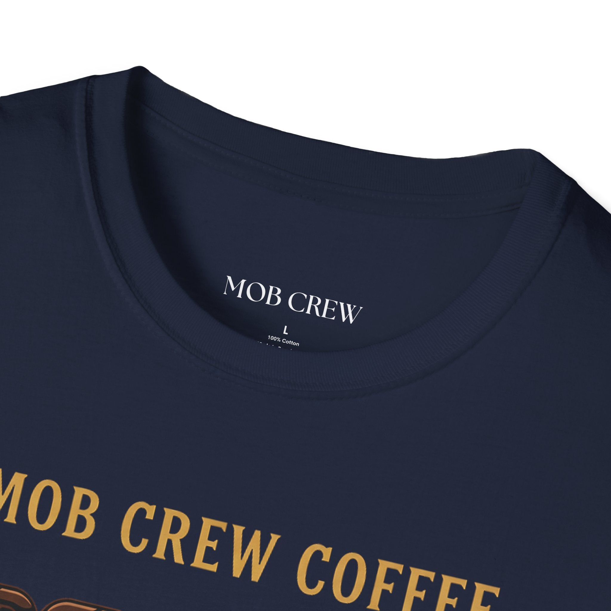 Mob Crew No Weak Coffee No Weak Links T-Shirt Vintage Chain Logo Tee