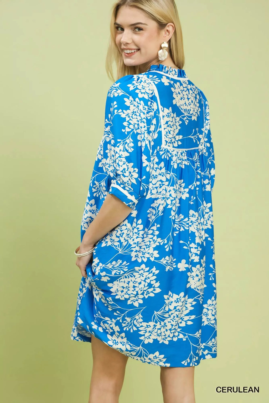 Floral Babydoll Dress with Pockets