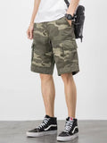 Men's Plus Size Camouflage Cargo Shorts