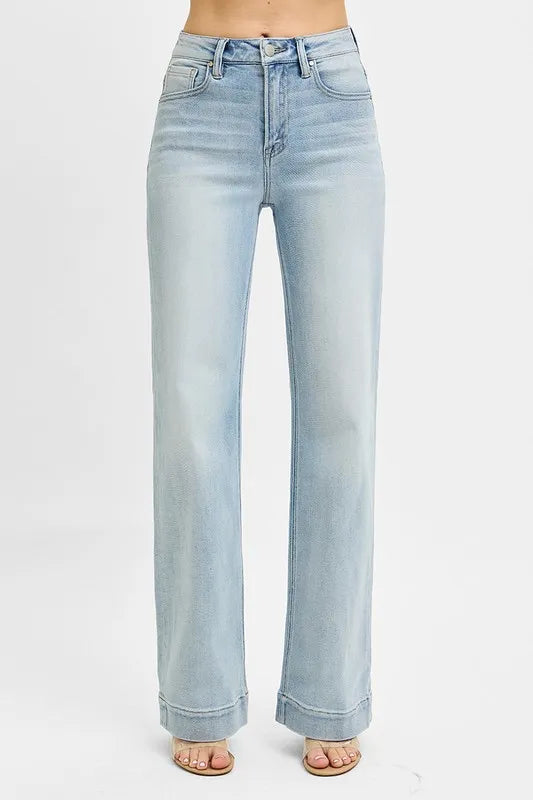 Full Size Run High Rise Straight Jeans