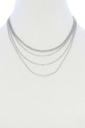 4 Layer Metal Necklace
