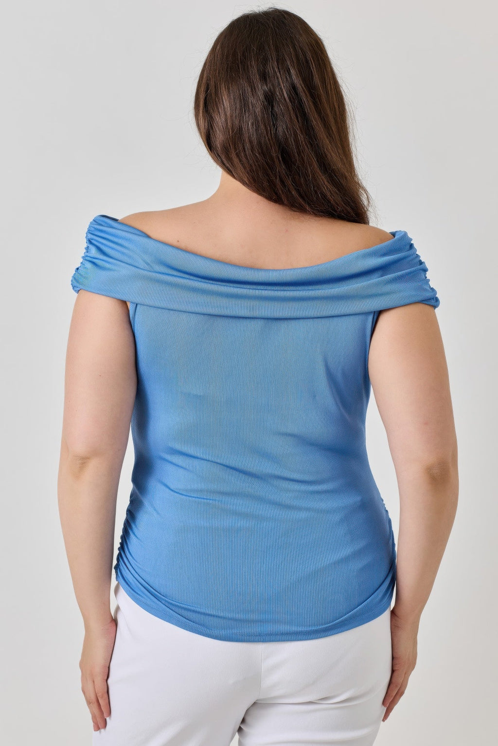 Plus Size Ots 2x1 Knit Rib Top