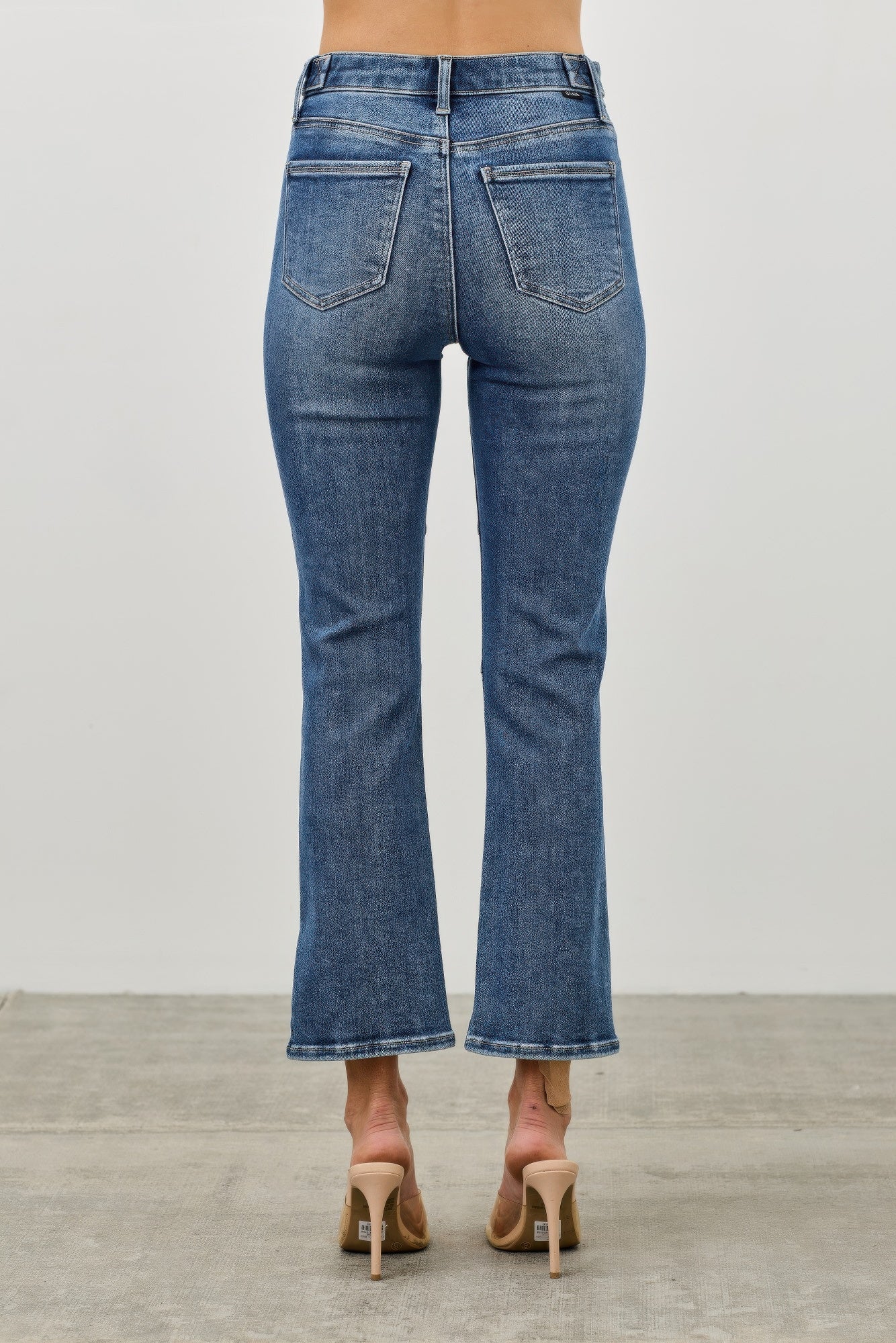 Mid Rise Skinny Crop Tummy Control