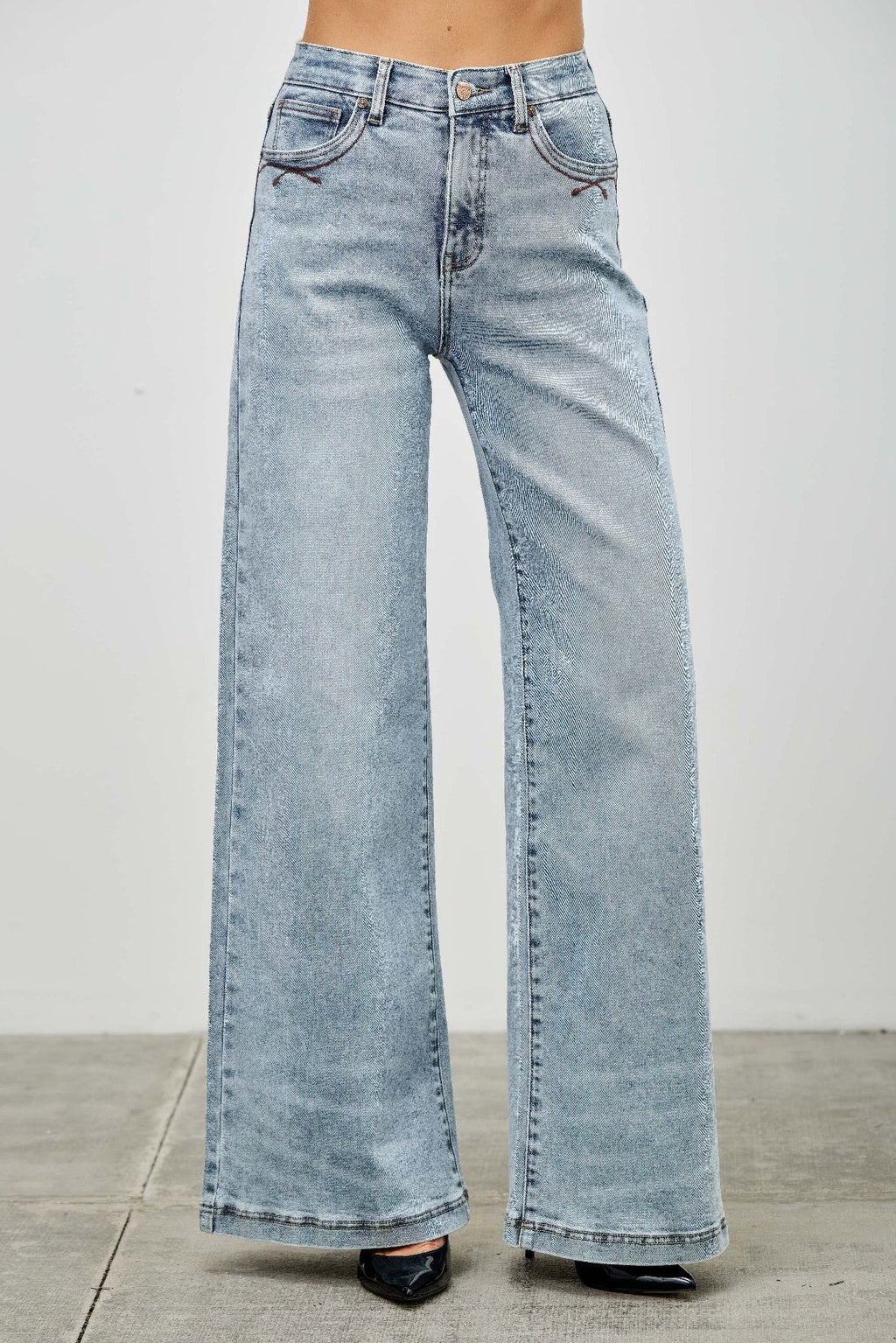High Rise Wide Leg