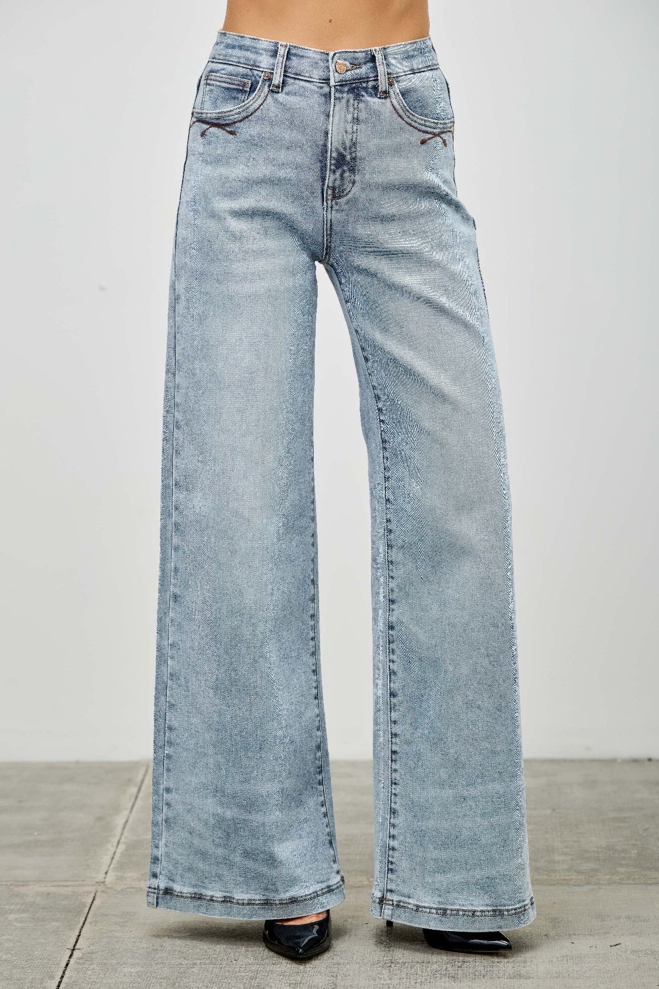 High Rise Wide Leg